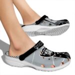 Las Vegas Raiders Geometric Background Crocs Best selling
