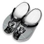 Las Vegas Raiders Geometric Background Crocs Best selling