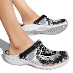 Las Vegas Raiders Radiant Burst Effect Crocs High quality