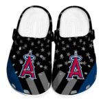 Los Angeles Angels Stellar Stripes Theme Crocs Best selling