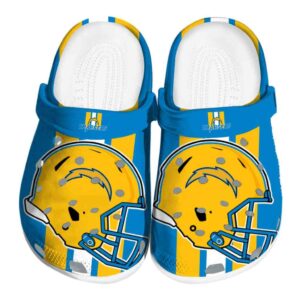 Los Angeles Chargers Helmet Stripes Crocs Best selling