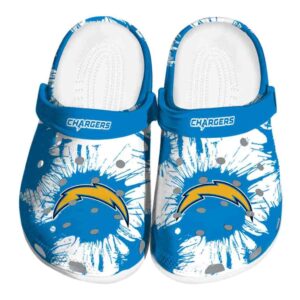 Los Angeles Chargers Splatter Graphics Crocs Best selling