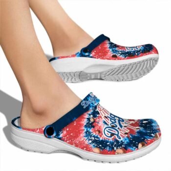 Los Angeles Dodgers Radiant Burst Effect Crocs High quality