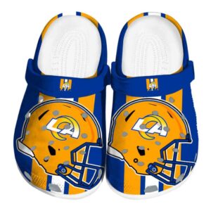 Los Angeles Rams Helmet Stripes Crocs Best selling