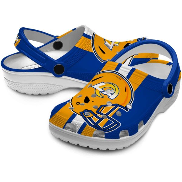 Los Angeles Rams Helmet Stripes Crocs Latest Model
