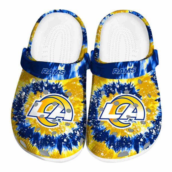 Los Angeles Rams Radiant Burst Effect Crocs Best selling