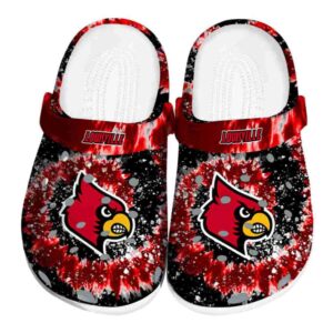 Louisville Cardinals Radiant Burst Effect Crocs Best selling