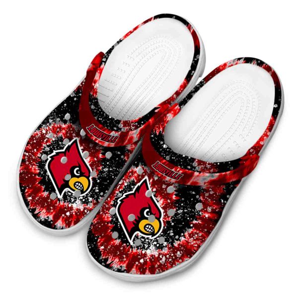 Louisville Cardinals Radiant Burst Effect Crocs Trendy