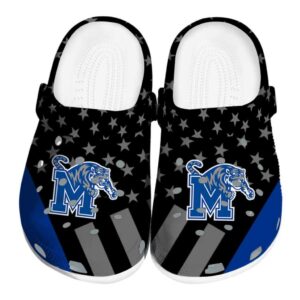 Memphis Tigers Stellar Stripes Theme Crocs Best selling