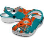 Miami Dolphins Helmet Stripes Crocs Best selling