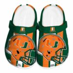 Miami Hurricanes Helmet Stripes Crocs Best selling