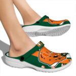 Miami Hurricanes Helmet Stripes Crocs Best selling