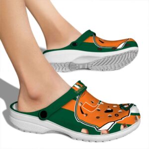 Miami Hurricanes Helmet Stripes Crocs High quality