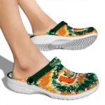 Miami Hurricanes Radiant Burst Effect Crocs Best selling