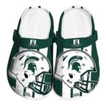 Michigan State Spartans Helmet Stripes Crocs Best selling