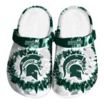 Michigan State Spartans Radiant Burst Effect Crocs Best selling
