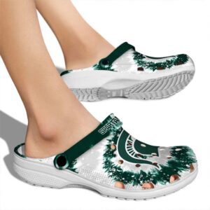Michigan State Spartans Radiant Burst Effect Crocs High quality