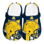 Michigan Wolverines Helmet Stripes Crocs Best selling