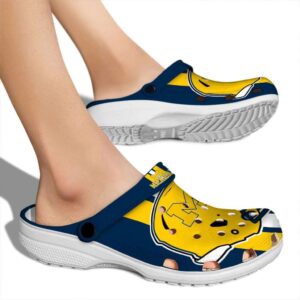 Michigan Wolverines Helmet Stripes Crocs High quality