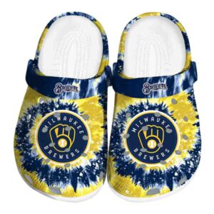 Milwaukee Brewers Radiant Burst Effect Crocs Best selling