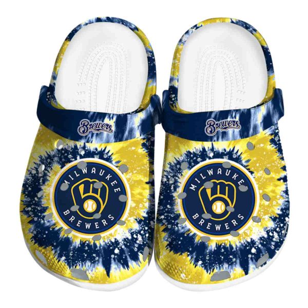 Milwaukee Brewers Radiant Burst Effect Crocs Best selling