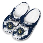 Milwaukee Brewers Splatter Graphics Crocs Best selling