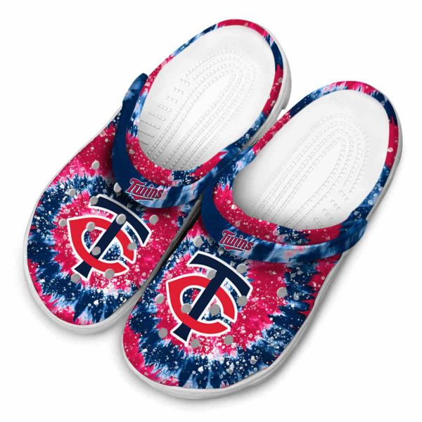 Minnesota Twins Radiant Burst Effect Crocs Trendy
