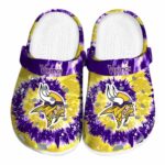 Minnesota Vikings Radiant Burst Effect Crocs Best selling