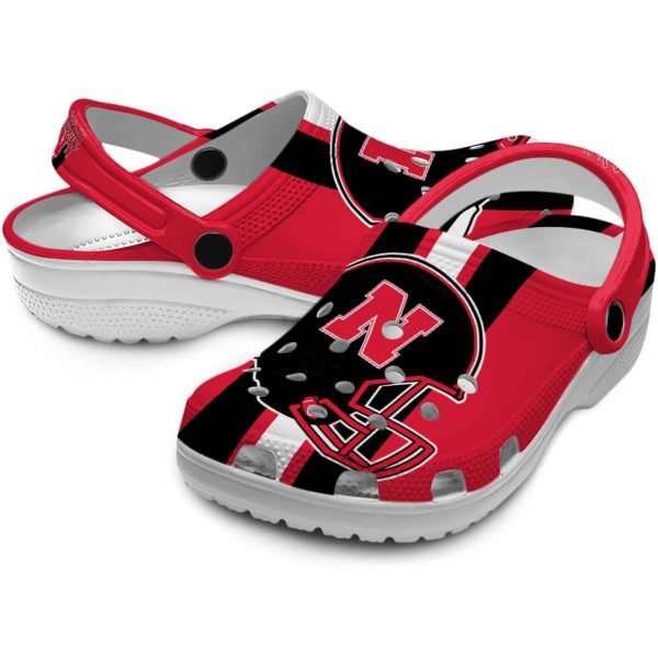 Nebraska Cornhuskers Helmet Stripes Crocs Latest Model