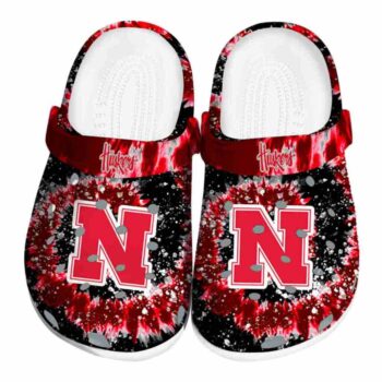 Nebraska Cornhuskers Radiant Burst Effect Crocs Best selling