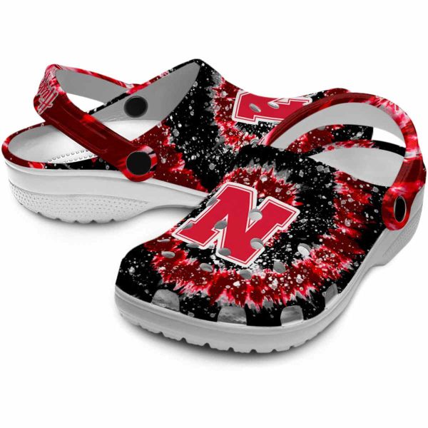 Nebraska Cornhuskers Radiant Burst Effect Crocs Latest Model