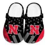 Nebraska Cornhuskers Stellar Stripes Theme Crocs Best selling