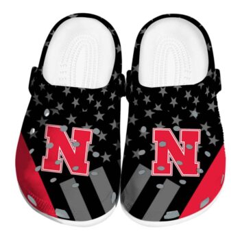 Nebraska Cornhuskers Stellar Stripes Theme Crocs Best selling