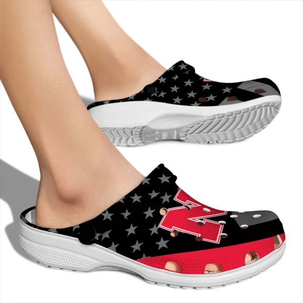 Nebraska Cornhuskers Stellar Stripes Theme Crocs High quality