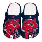 New England Patriots Helmet Stripes Crocs Best selling