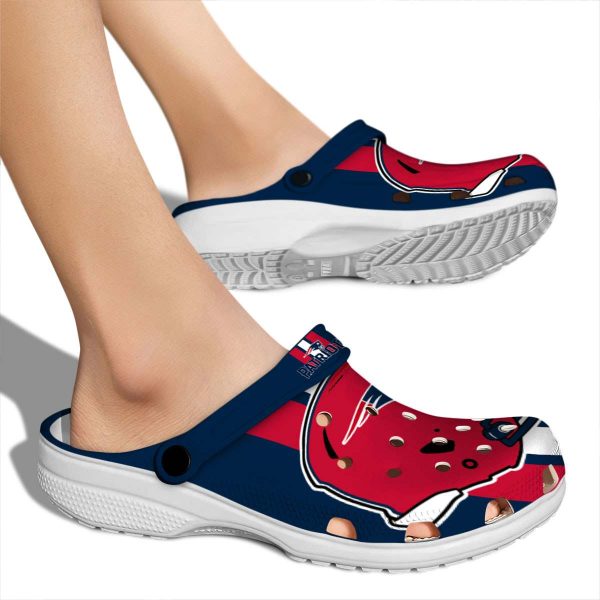 New England Patriots Helmet Stripes Crocs High quality
