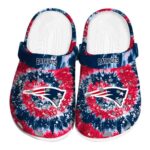 New England Patriots Radiant Burst Effect Crocs Best selling