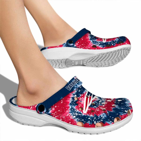 New England Patriots Radiant Burst Effect Crocs High quality