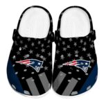 New England Patriots Stellar Stripes Theme Crocs Best selling