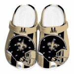 New Orleans Saints Helmet Stripes Crocs Best selling