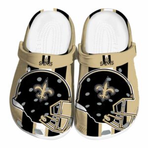 New Orleans Saints Helmet Stripes Crocs Best selling