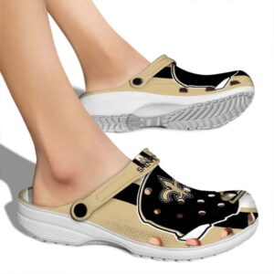 New Orleans Saints Helmet Stripes Crocs High quality