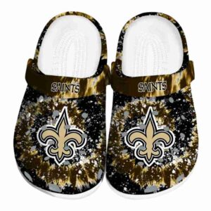 New Orleans Saints Radiant Burst Effect Crocs Best selling