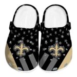 New Orleans Saints Stellar Stripes Theme Crocs Best selling