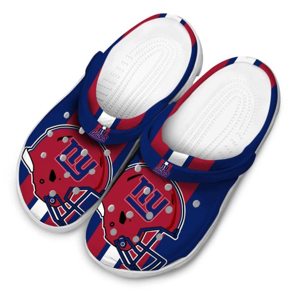 New York Giants Helmet Stripes Crocs Trendy