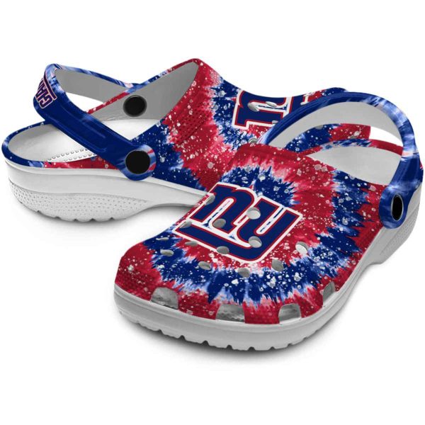New York Giants Radiant Burst Effect Crocs Latest Model
