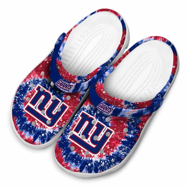 New York Giants Radiant Burst Effect Crocs Trendy