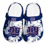 New York Giants Splatter Graphics Crocs Best selling