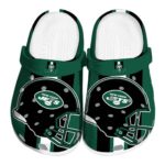 New York Jets Helmet Stripes Crocs Best selling