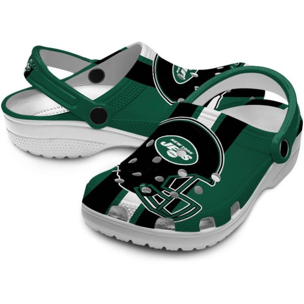 New York Jets Helmet Stripes Crocs Latest Model